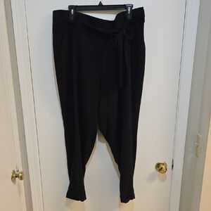 Torrid Studio 2x Black Tie-Waist Women's Pants